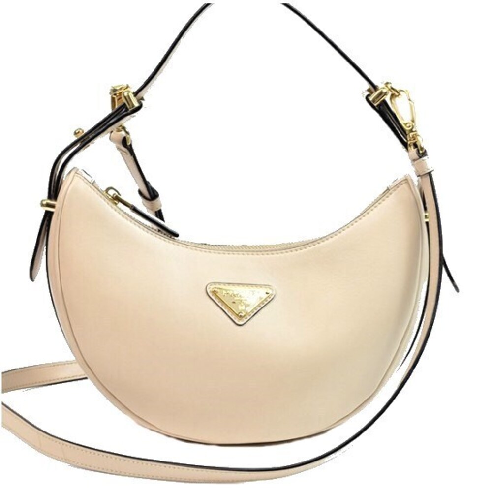 Prada Arche Leather Shoulder Bag